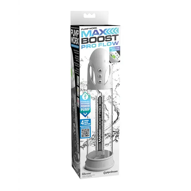 Pump Work Max Boost Pro - White/Clear