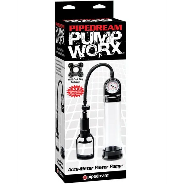 Pump Worx Accu-Meter Power Pump - Penis Enhancement