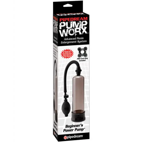 Pump Worx Beginner’s Power Pump - Black - Penis Enhancement