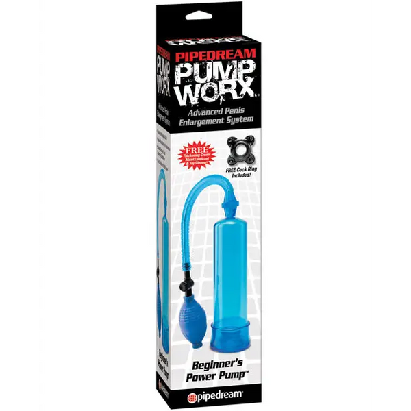 Pump Worx Beginner’s Power Pump - Blue - Penis Enhancement