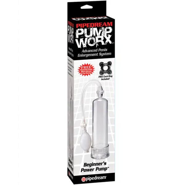 Pump Worx Beginner’s Power Pump - Clear - Penis Enhancement