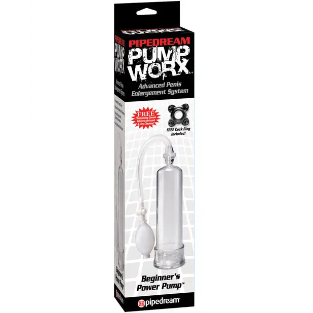 Pump Worx Beginner’s Power Pump - Clear - Penis Enhancement