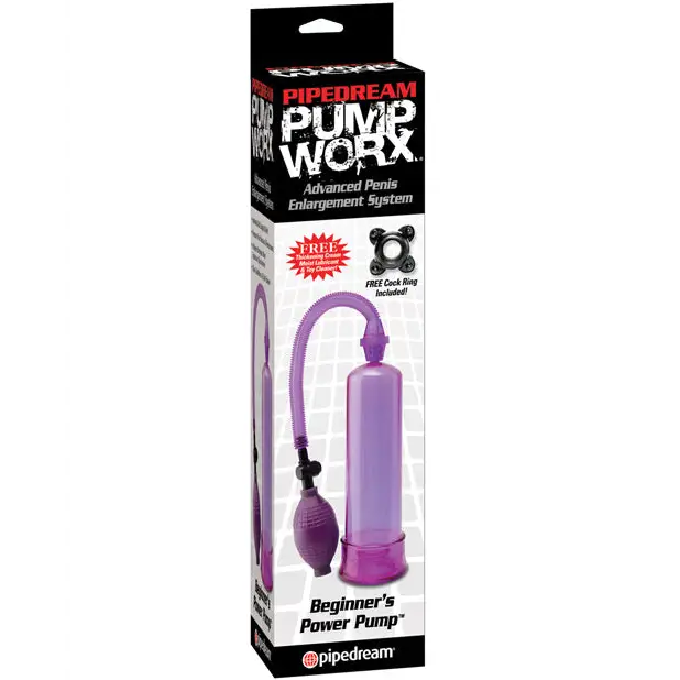 Pump Worx Beginner’s Power Pump - Purple - Penis Enhancement