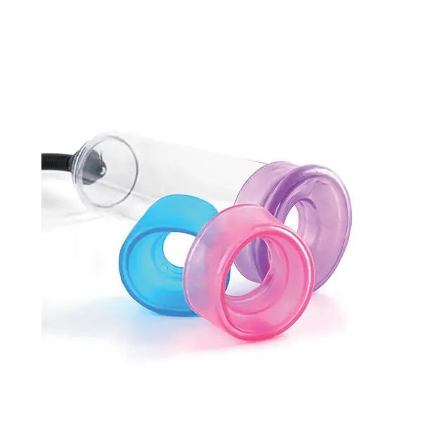 Pump Worx Cock Trainer Pump System w/3 TPR Sleeves - Penis Enhancement