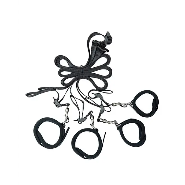 Punishment 5 pc Bed Restraints - Bondage Blindfolds & Restraints