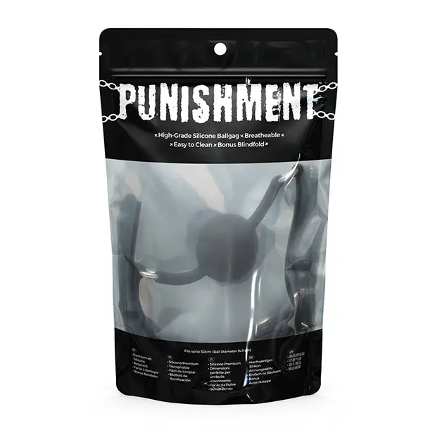 Punishment Ball Gag - Bondage Blindfolds & Restraints