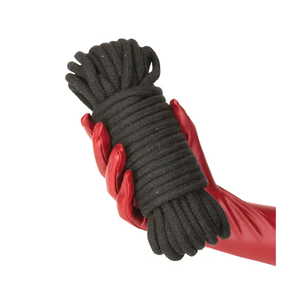 Punishment Bondage Rope - Black - Bondage Blindfolds & Restraints