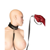 Punishment Crystal Detail Collar & 37’’ Leash - Bondage Blindfolds & Restraints