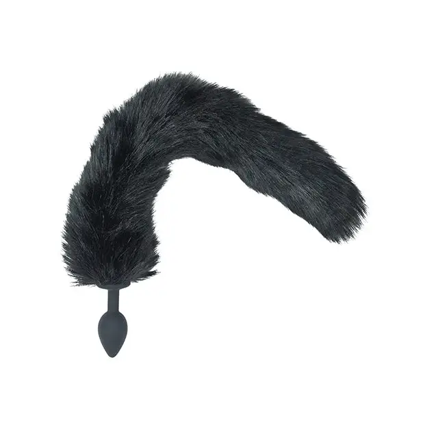 Punishment Fox Tail Plug - Black - Anal Products