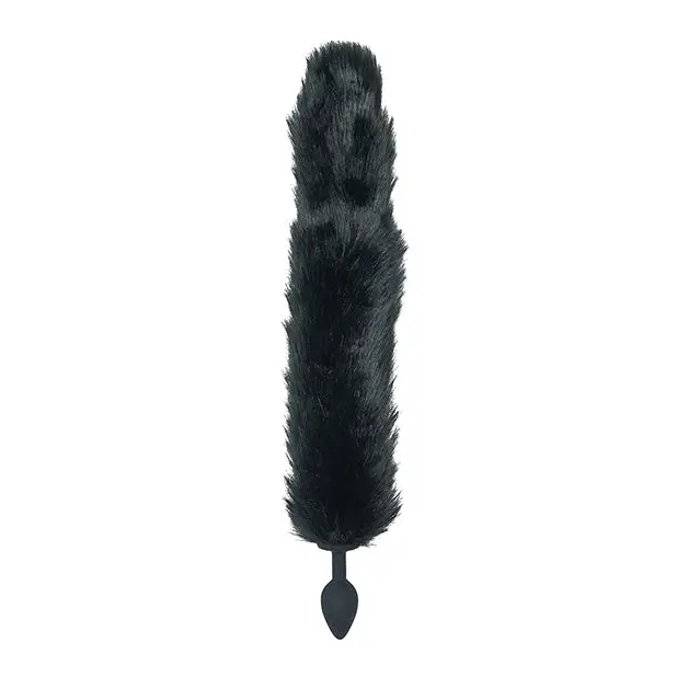 Punishment Fox Tail Plug - Black - Anal Products