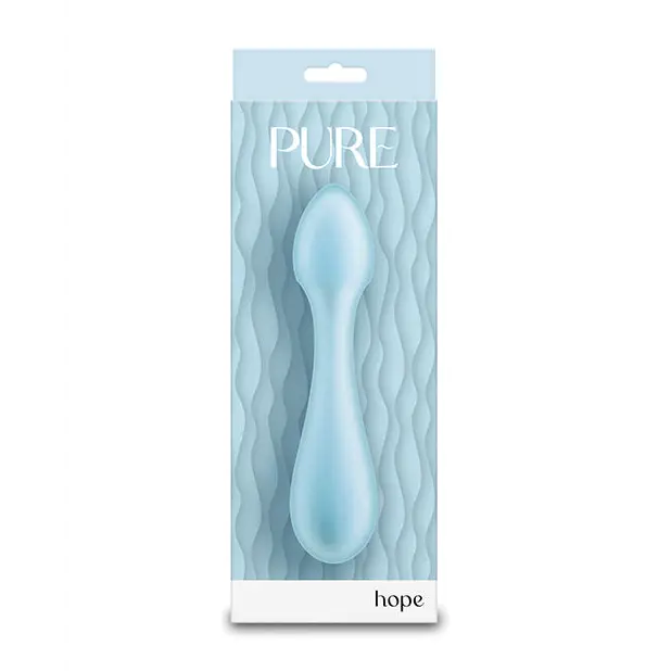 Pure Hope Vibrating Wand - Blue - Massage Products