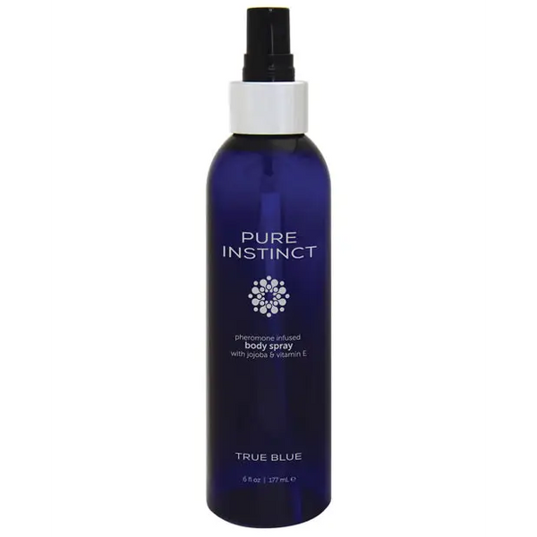 Pure Instinct Pheromone Body Spray True Blue - 6 oz - Sexual Enhancers