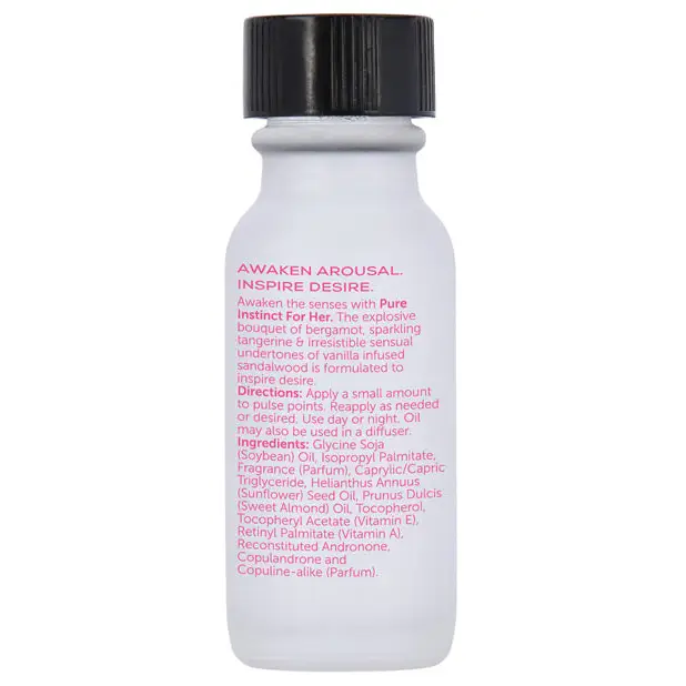 Pure Instinct Pheromone Perfume Oil for Her -.5 oz - Sexual Enhancers
