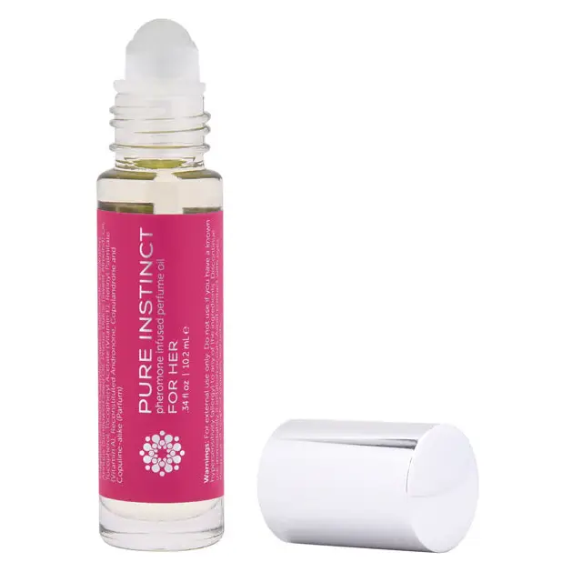 Pure Instinct Pheromone Perfume Oil Roll On For Her - 10.2 ml - Sexual Enhancers