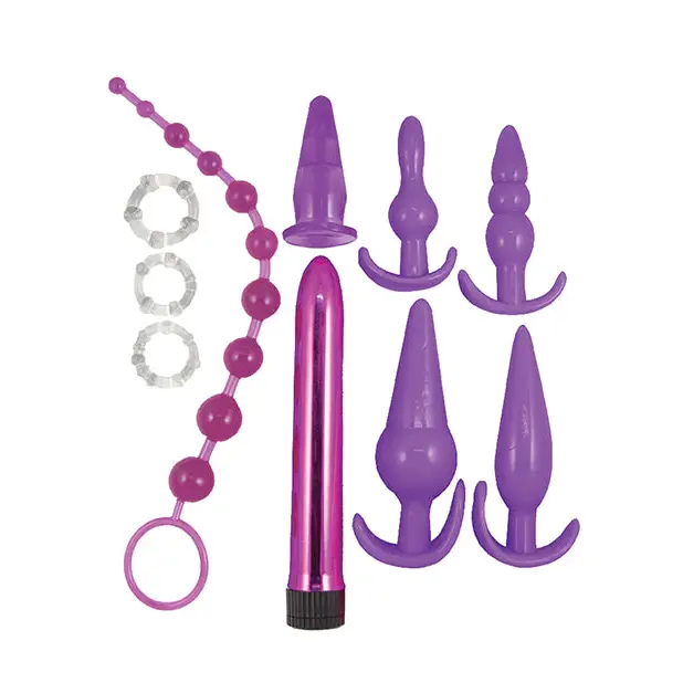 Purple Elite Collection Anal Play Kit - Purple - Anal Products