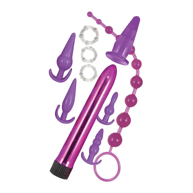 Purple Elite Collection Anal Play Kit - Purple - Anal Products
