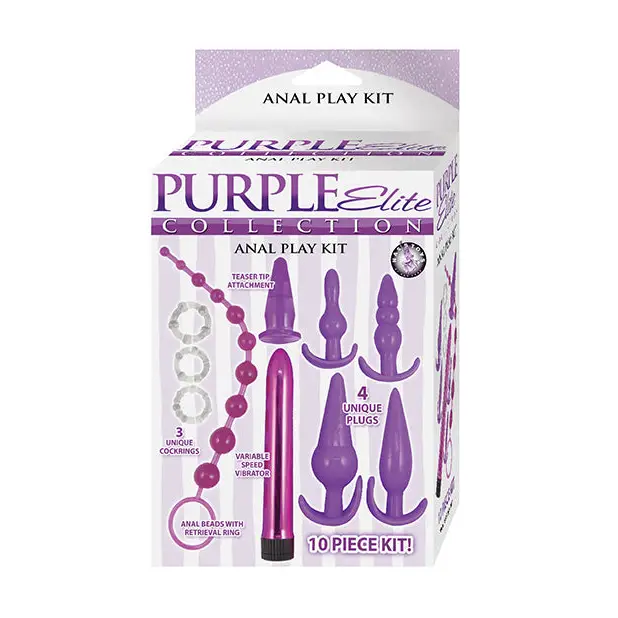 Purple Elite Collection Anal Play Kit - Purple - Anal Products