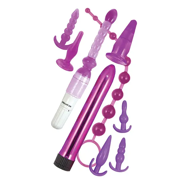Purple Elite Collection Supreme Anal Play Kit - Purple - Anal Products