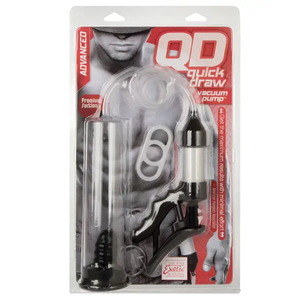 Quick Draw Vacuum Pump - Clear - Penis Enhancement