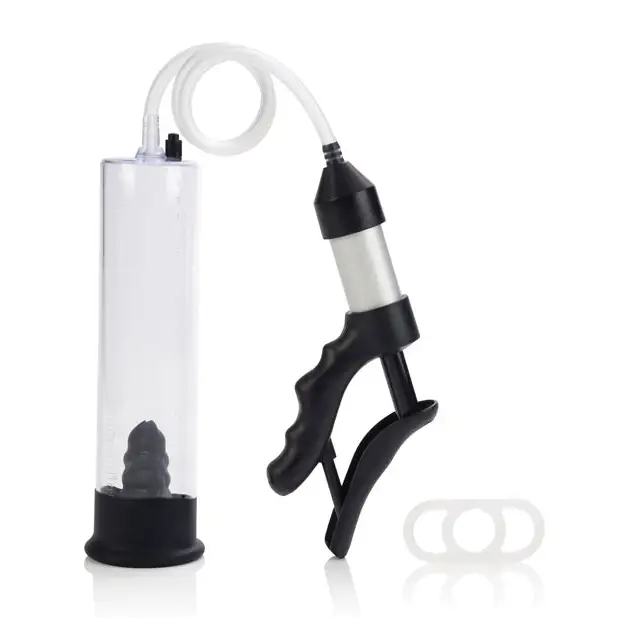 Quick Draw Vacuum Pump - Clear - Penis Enhancement