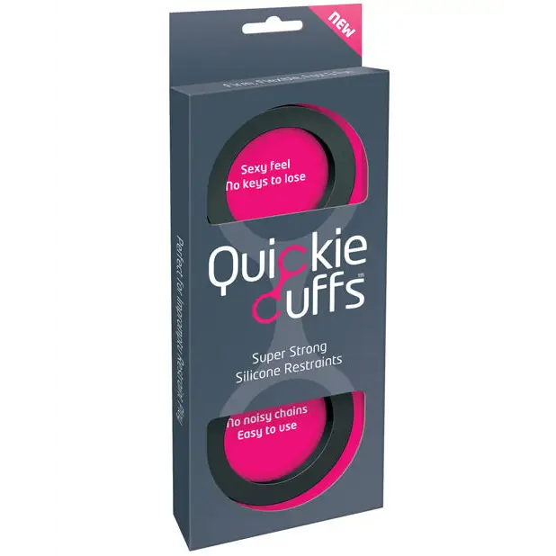 Quickie Cuffs Medium - Black - Bondage Blindfolds & Restraints