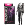 Radiance Crotchless Full Body Suit Black O/S - Lingerie - Packaged