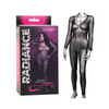 Radiance Crotchless Full Body Suit Black QN - Lingerie - Plus/Queen - Packaged
