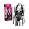 Radiance Deep V Body Suit Black O/S - Lingerie - Packaged