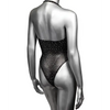 Radiance Deep V Body Suit Black O/S - Lingerie - Packaged