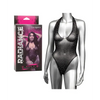 Radiance Deep V Body Suit Black QN - Lingerie - Plus/Queen - Packaged