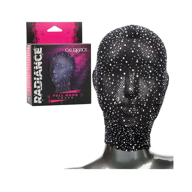 Radiance Full Hood Cover - Black O/S - Bondage Blindfolds & Restraints
