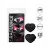 Radiance Heart Pasties Black O/S - Lingerie - Packaged