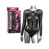 Radiance Long Sleeve Body Suit Black QN - Lingerie - Plus/Queen - Packaged