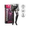 Radiance One Piece Garter Skirt w/Thigh Highs - Black O/S - Lingerie - Packaged