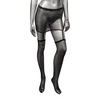 Radiance One Piece Garter Skirt w/Thigh Highs - Black Plus Size - Lingerie - Packaged
