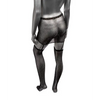 Radiance One Piece Garter Skirt w/Thigh Highs - Black Plus Size - Lingerie - Packaged