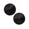 Radiance Round Pasties Black O/S - Lingerie - Packaged