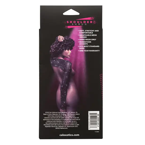 Radiance Shoulder Shrug Black O/S - Lingerie - Packaged