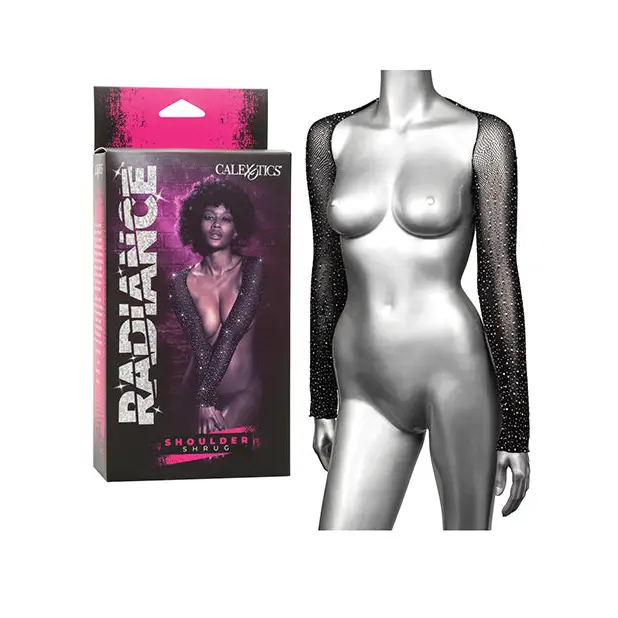 Radiance Shoulder Shrug Black O/S - Lingerie - Packaged