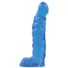 Raging Hard Ons Slimline 5.5’’ Ballsy - Blue Jelly - Dongs & Dildos
