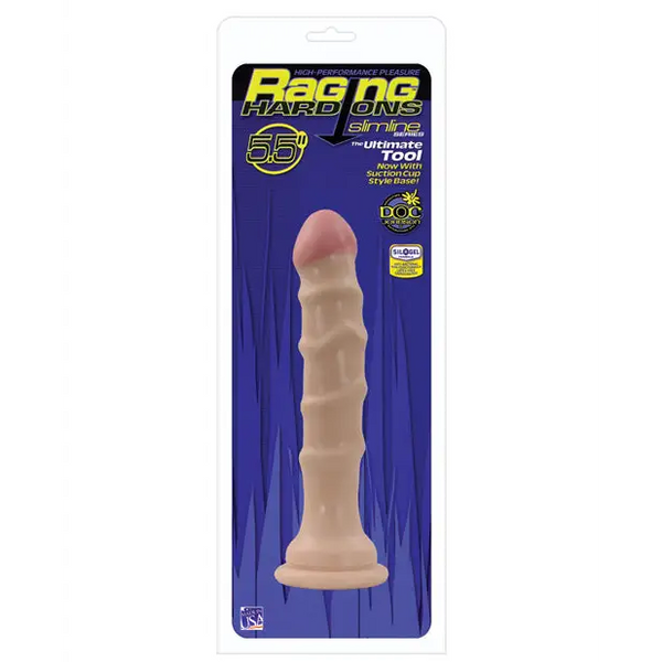 Raging Hard Ons Slimline 5.5’’ Dong w/Suction Cup - Dongs & Dildos