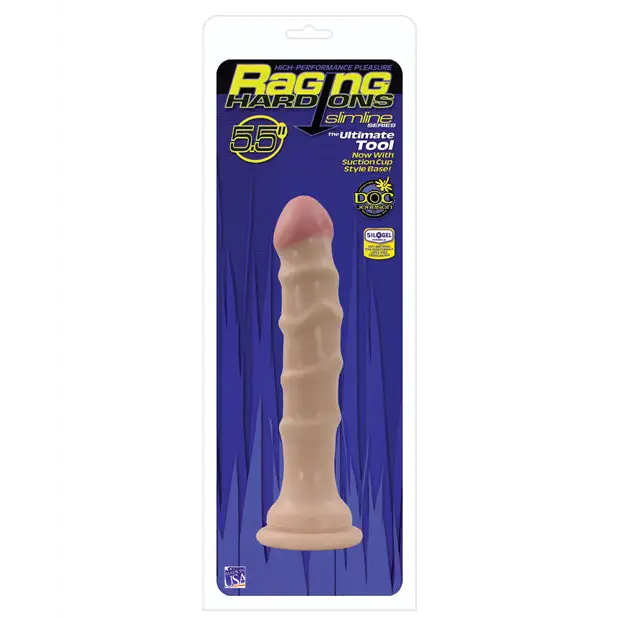 Raging Hard Ons Slimline 5.5’’ Dong w/Suction Cup - Dongs & Dildos