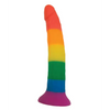 Rainbow 7’’ Strap On Dildo w/Harness - Gay & Lesbian Products