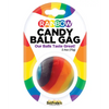 Rainbow Candy Ball Gag - Strawberry - Bondage Blindfolds & Restraints