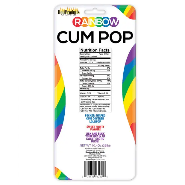 Rainbow Cock Cum Pops - Bachelorette & Party Supplies