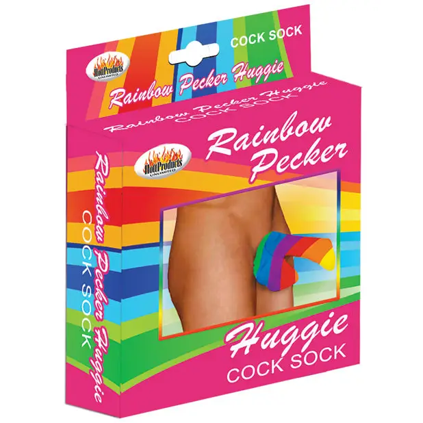 Rainbow Pecker Huggie Sock - Gay & Lesbian Products