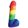 Rainbow Pecker Party Candle - Bachelorette & Party Supplies