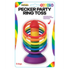 Rainbow Pecker Party Ring Toss - Bachelorette & Party Supplies