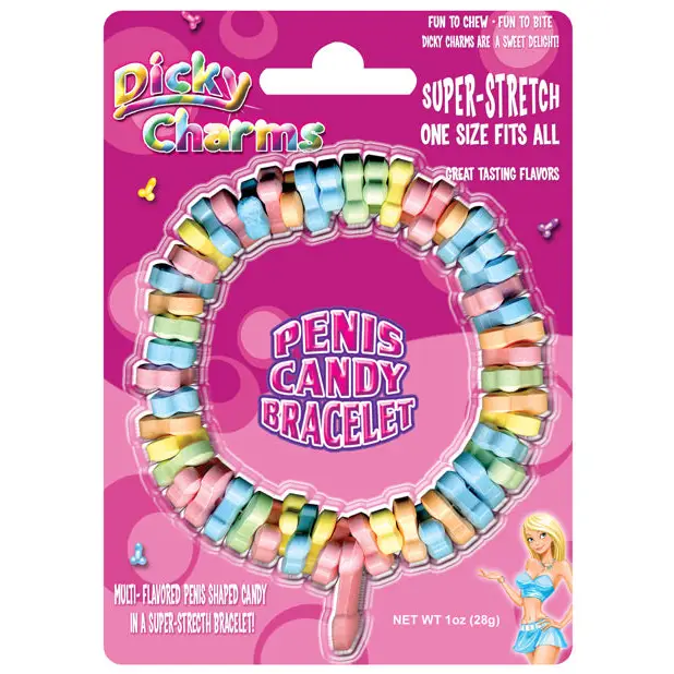 Rainbow Penis Candy Bracelet - Bachelorette & Party Supplies