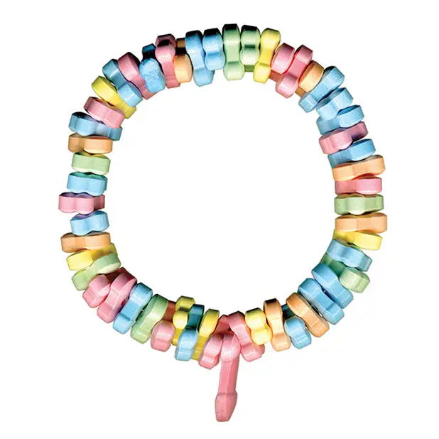 Rainbow Penis Candy Necklace - Bachelorette & Party Supplies